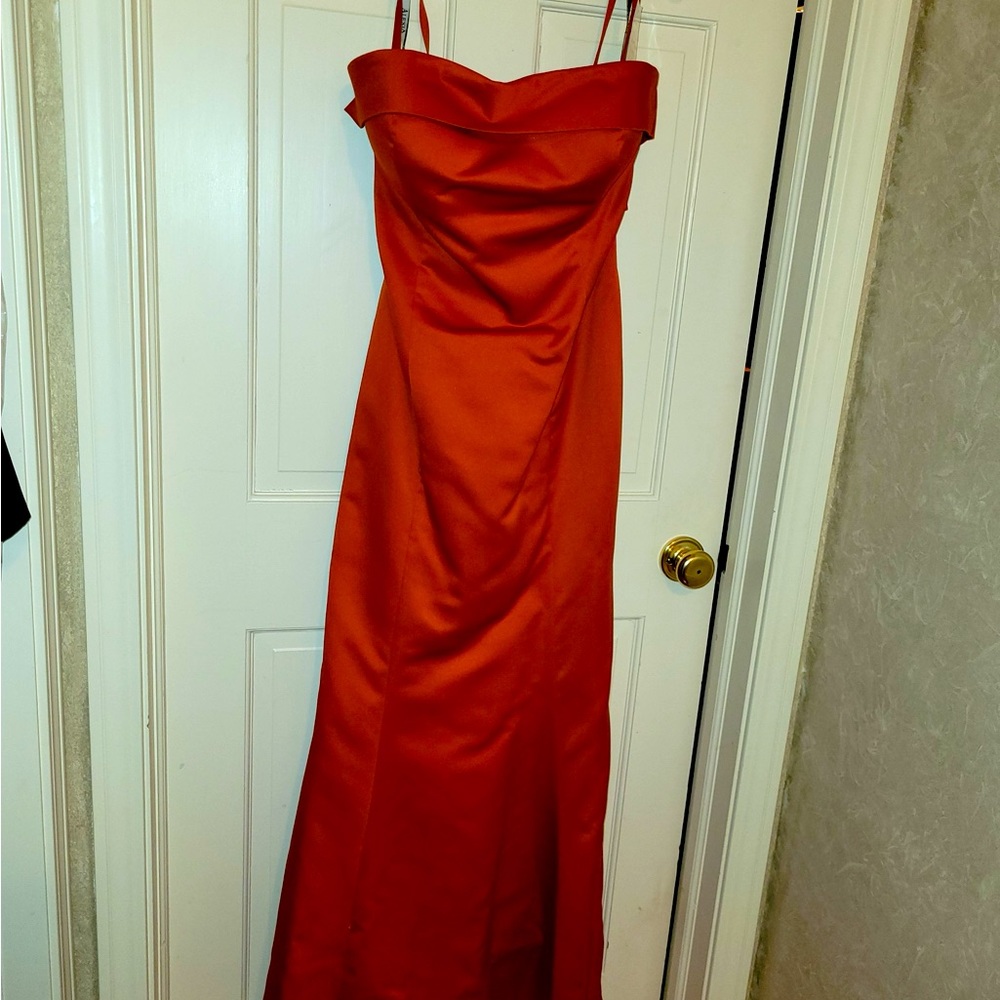 Mermaid style floor length gown